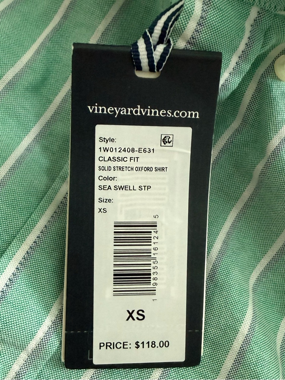 Vineyard Vines BUTTON DOWN men’s  shirt - XS NWT